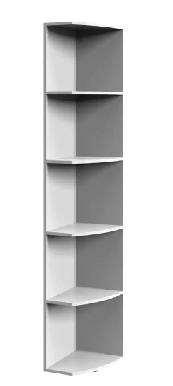 Abschlussregal MULTI RAUM KONZEPT 30 x 185 x 38 cm Alpinweiß