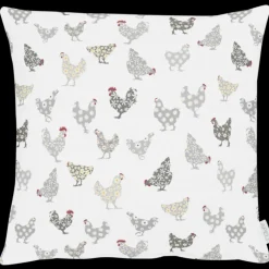 APELT Kissenhülle HÜHNER ALL-OVER 49x49cm mehrfarbig