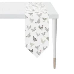 APELT Tischband HÜHNER ALL-OVER 25x175cm mehrfarbig