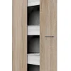 Apothekerschrank 30 x 185 cm braun