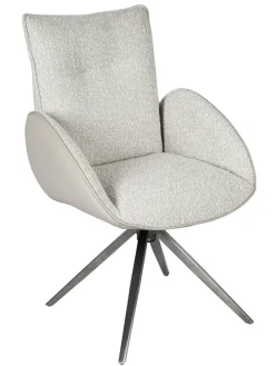 Armlehnenstuhl BREST creme/beige