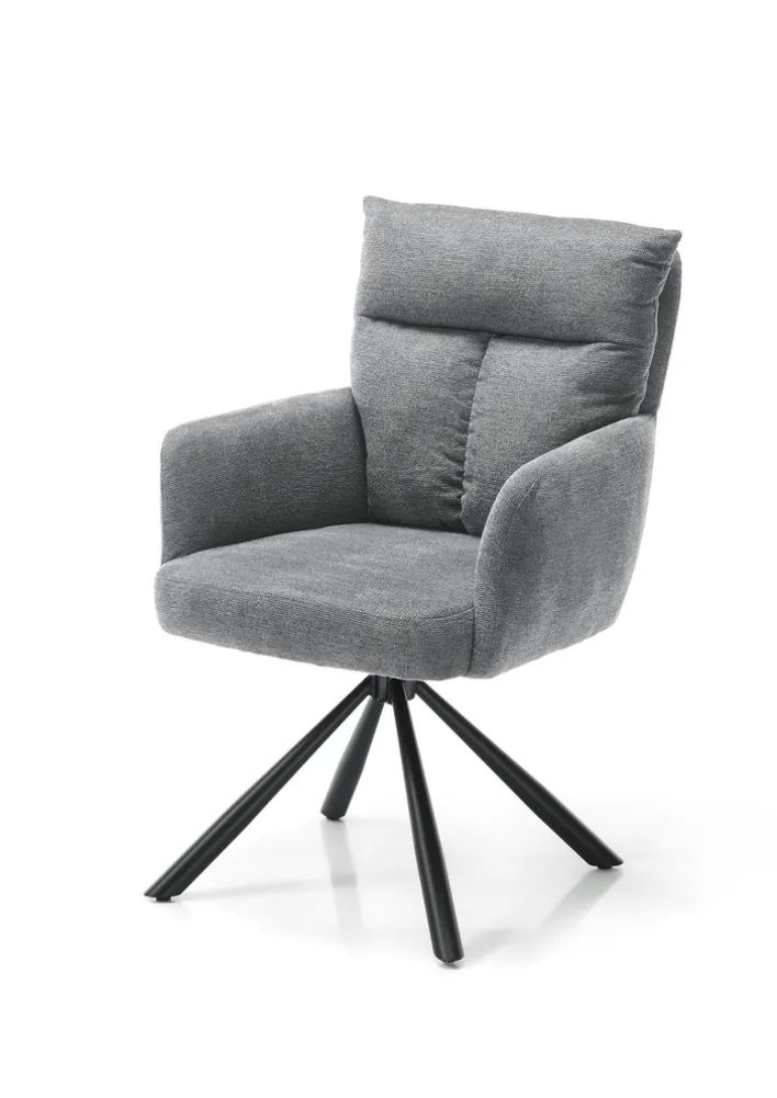 Armlehnenstuhl LOREN Hellgrau