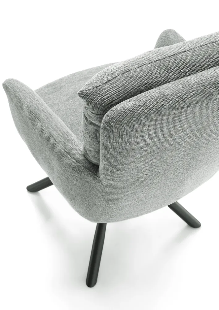 Armlehnenstuhl LOREN Hellgrau