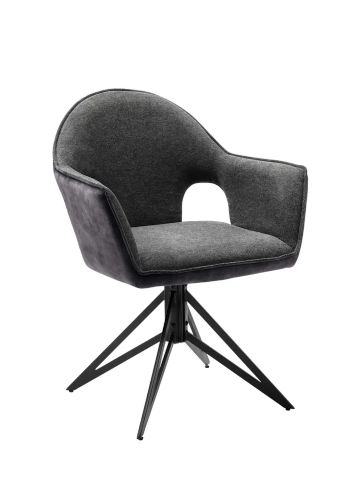 Armlehnenstuhl MERLE anthrazit