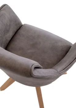 Armlehnstuhl CAJUS braun