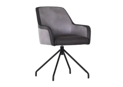 Armlehnstuhl FLOYD hell-/dunkelgrau/schwarz