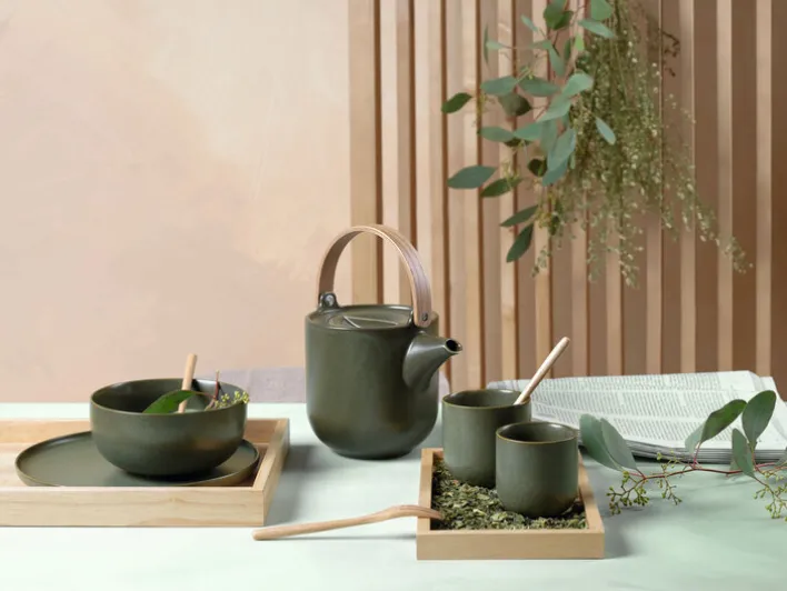 ASA Becher COPPA 2er Set - je 200 ml nori-grün