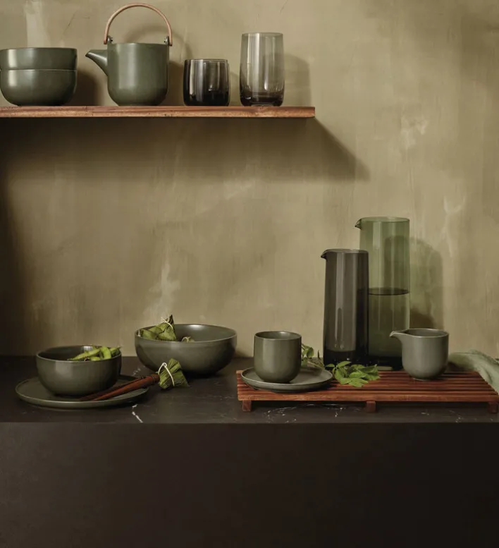 ASA Becher COPPA 2er Set - je 200 ml nori-grün