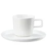 ASA Kaffeetasse OCO mit Untertasse 6er Set Weiß Keramik