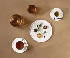 ASA Kaffeetasse OCO mit Untertasse 6er Set Weiß Keramik