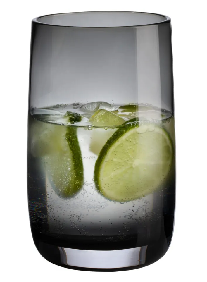 ASA Longdrinkglas SARABI 6er Set - je 400 ml grau