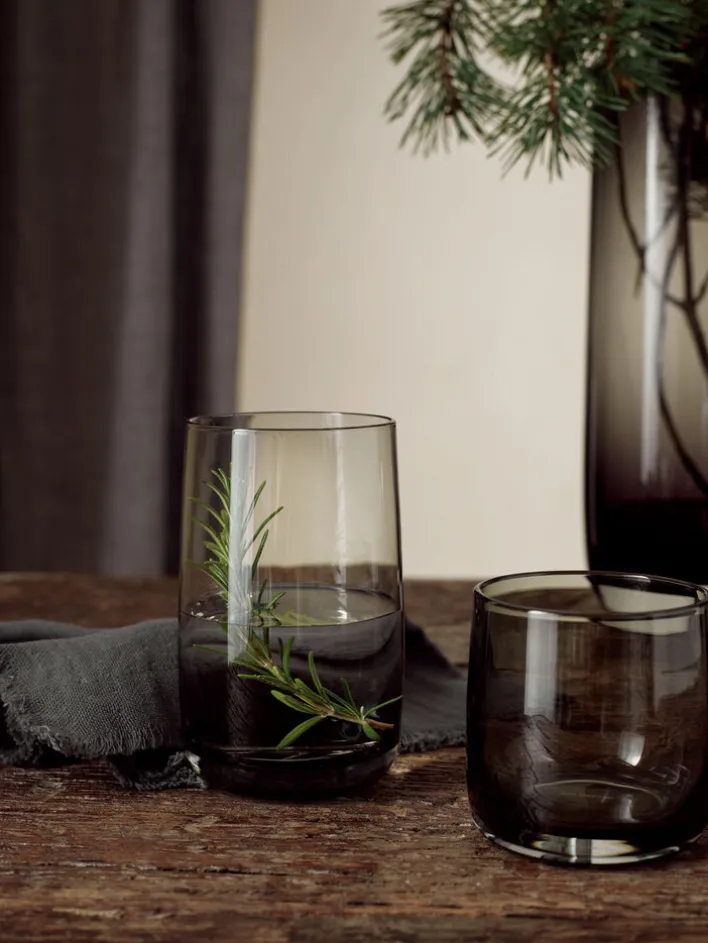 ASA Longdrinkglas SARABI 6er Set - je 400 ml grau