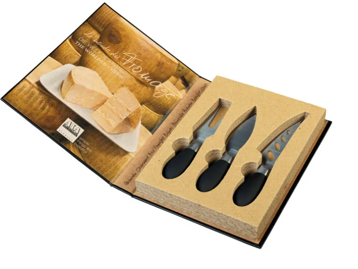 ASA Messerset 3-teilig Edelstahl silberfarbig