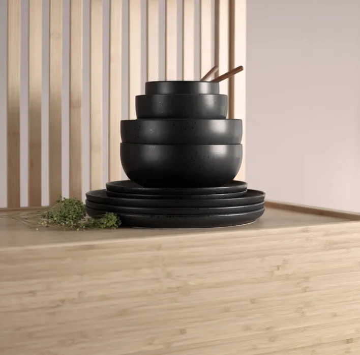 ASA Müslischale COPPA 6er Set kuro-schwarz