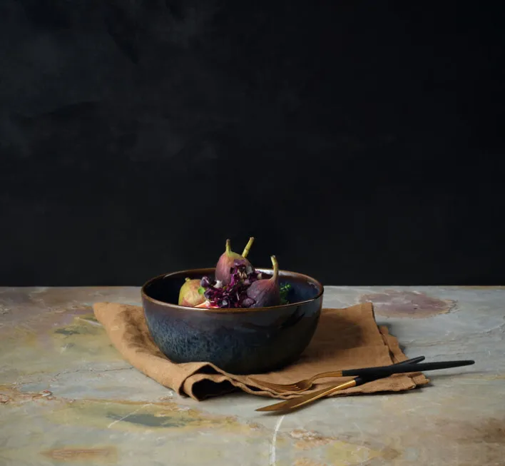 ASA Schale / Bowl POKE QUINOA 800 ml dunkelblau