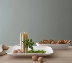 ASA Schale GRANDE 11 x 7.5 x 40 cm Keramik weiß