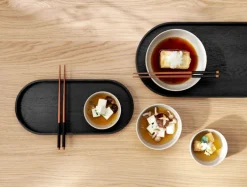 ASA Tablett WOOD 35,5x16,5 cm schwarz