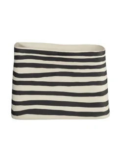 ASA Vase RAYU rechteckig 17 cm naturfarbig gestreift