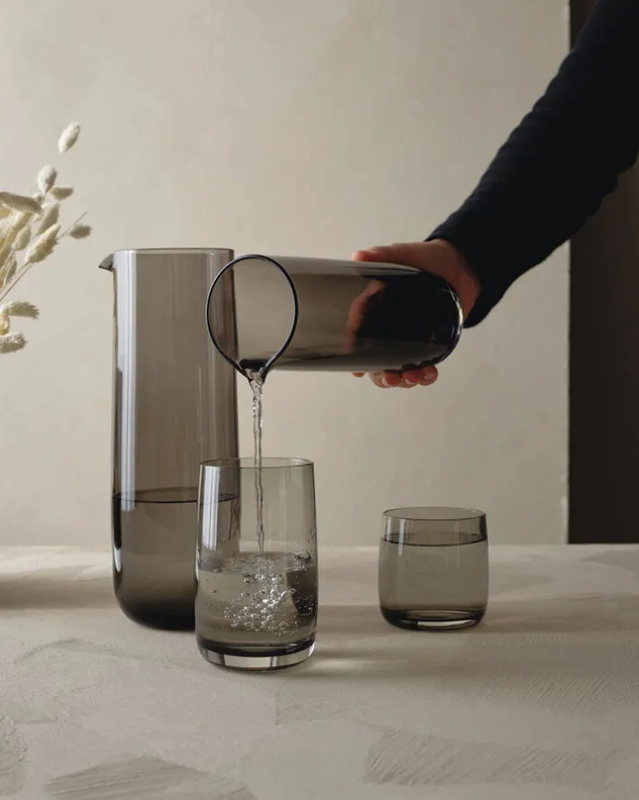 ASA Whiskyglas SARABI 6er Set - je 200 ml grau