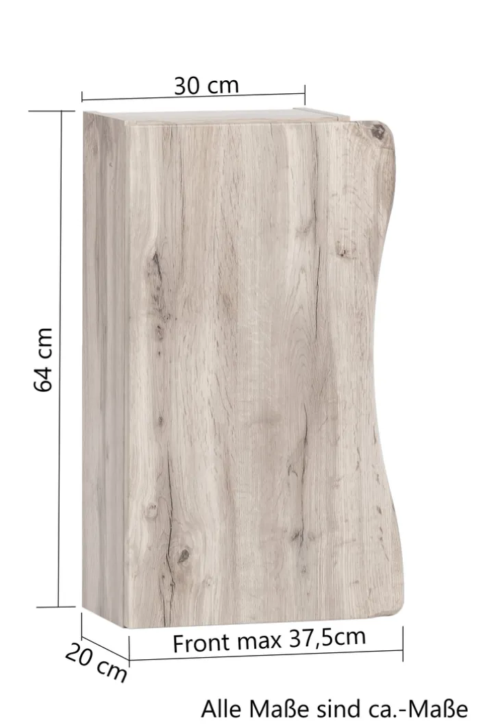 Bad-Hängeschrank ANTWERPEN braun 30cm