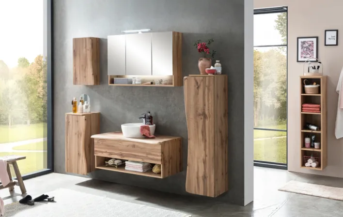 Bad-Hängeschrank ANTWERPEN braun 30cm