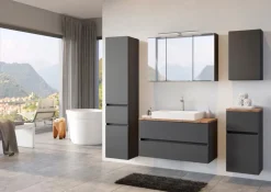 Bad-Hängeschrank BREGENZ grau