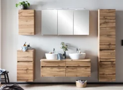 Bad-Hängeschrank BRÜGGE braun