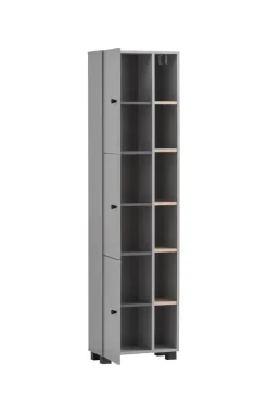Bad-Hochschrank BALTO grau