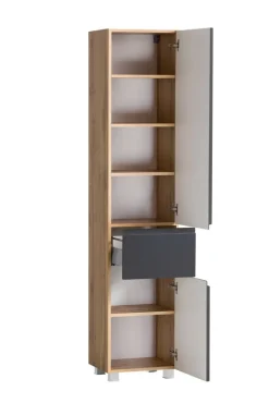 Bad-Hochschrank GENT grau