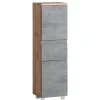 Bad-Midischrank GENT hellgrau/braun 40cm