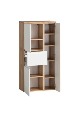 Bad-Midischrank GENT weiß/braun 65cm