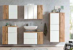 Bad-Midischrank GENT weiß/braun 65cm