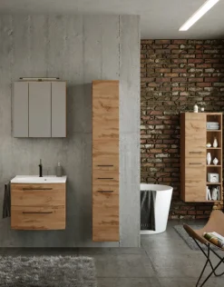 Bad-Midischrank LIMBURG braun 55cm