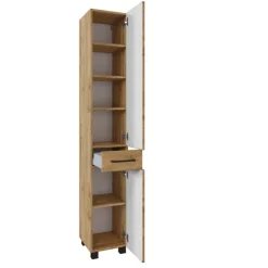Bad-Seitenschrank LIMBURG braun 30cm
