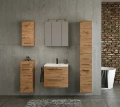 Bad-Seitenschrank LIMBURG braun 30cm