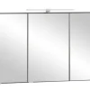 Bad-Spiegelschrank BRÜGGE grau 100cm