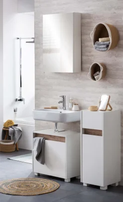 Bad-Spiegelschrank COMSO grau