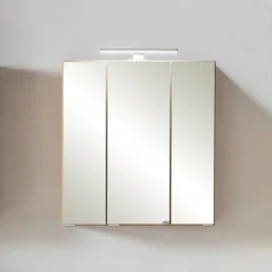 Bad-Spiegelschrank GENT weiß/braun 60cm