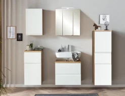 Bad-Spiegelschrank GENT weiß/braun 60cm