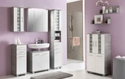 Bad-Spiegelschrank MAXIM weiß 80cm