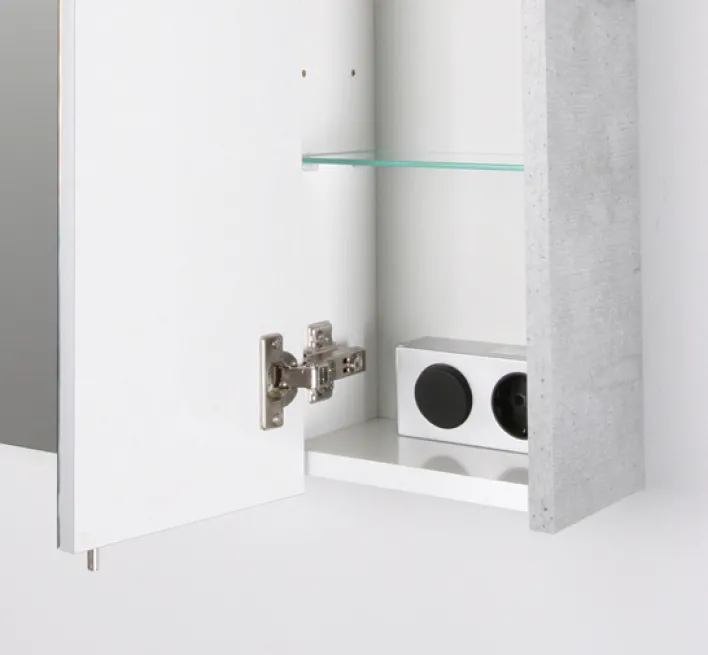 Bad-Spiegelschrank MAXIM weiß 80cm