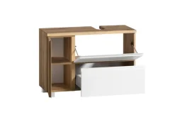 Bad-Waschbeckenunterschrank GENT weiß/braun