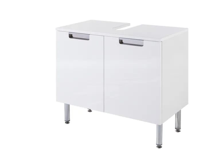 Bad-Waschbeckenunterschrank MARS braun/weiß