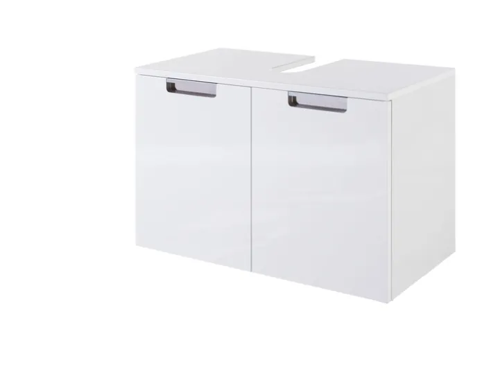 Bad-Waschbeckenunterschrank MARS braun/weiß