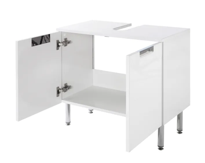 Bad-Waschbeckenunterschrank MARS braun/weiß