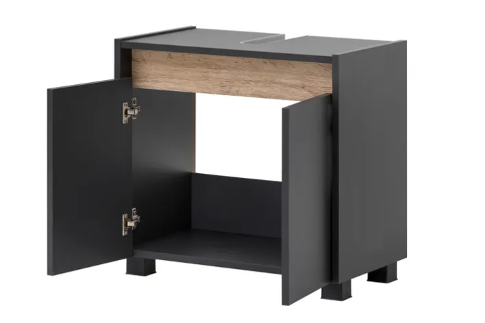 Bad-Waschbeckenuntesrchrank COMSO grau