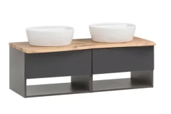 Bad-Waschtisch ANTWERPEN grau 121cm