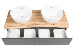 Bad-Waschtisch ANTWERPEN grau 121cm