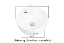 Bad-Waschtisch ANTWERPEN grau 121cm