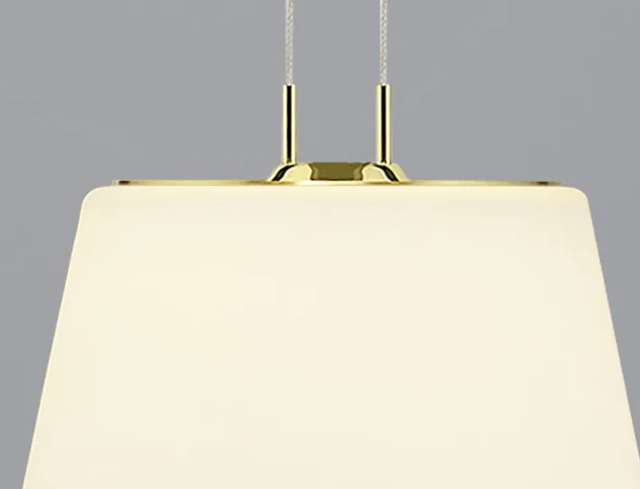 BANKAMP LED Pendelleuchte CONUS 3-flg messingfarbig